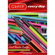 GRASP FINELİNER KALEM FOSFORLU KOYU PEMBE